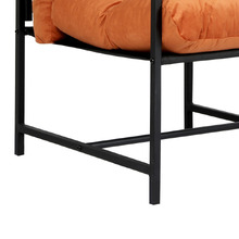Avenel Velvet Semi-Compressed Accent Chair
